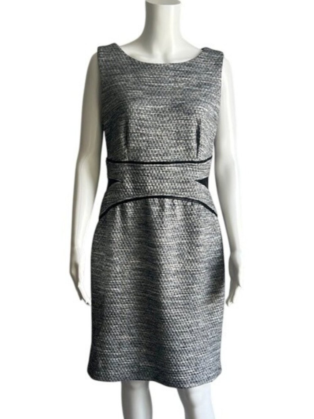 Liz Claiborne Textured Knee Length Work Dress - 10